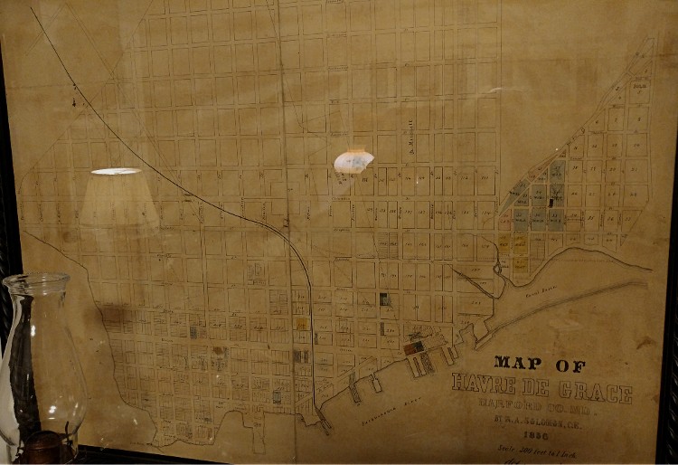 1858 Havre de Grace, MD map