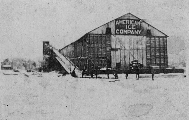 1904 American Ice House off Water Street in Havre de Grace