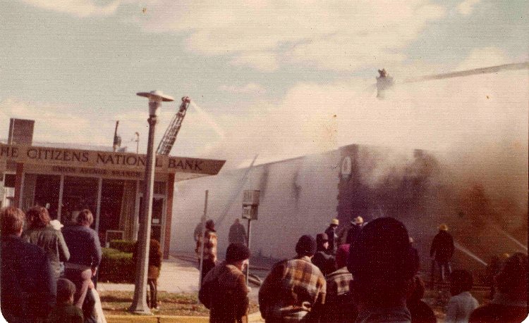 City Pharmacy fire in 1973 at 309 N. Union Ave, Havre de Grace, MD
