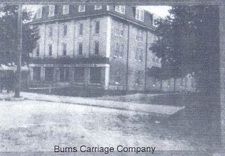 New Burns Bros Factory at Green and Adams, Havre de Grace 1896