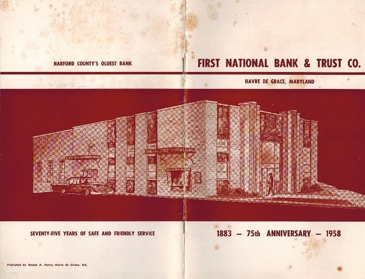 First National Bank of Havre de Grace in 1958