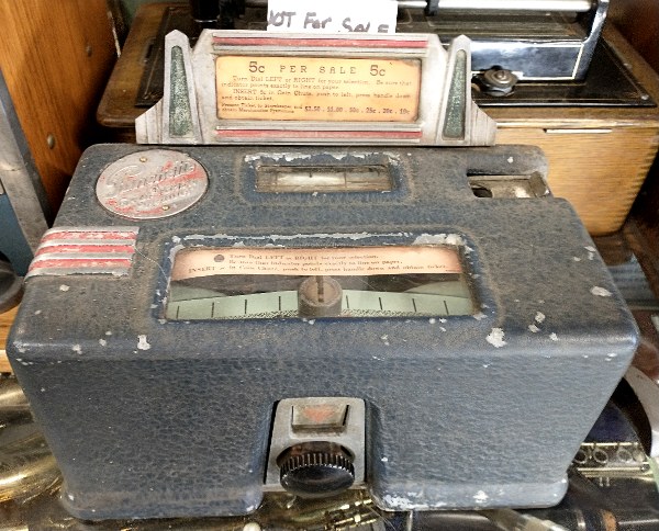 The Trade Stimulator Machine was a unique game used in the Hatem Store in Havre de Grace from the 1930s to the early 1960s