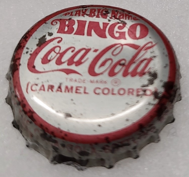 Coca-Cola bottlecap encouraging you to 'play BIG game' - BINGO