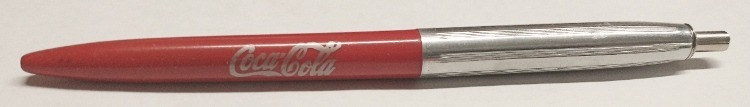 A Coca-Cola Pen in red and silver from Havre de Grace