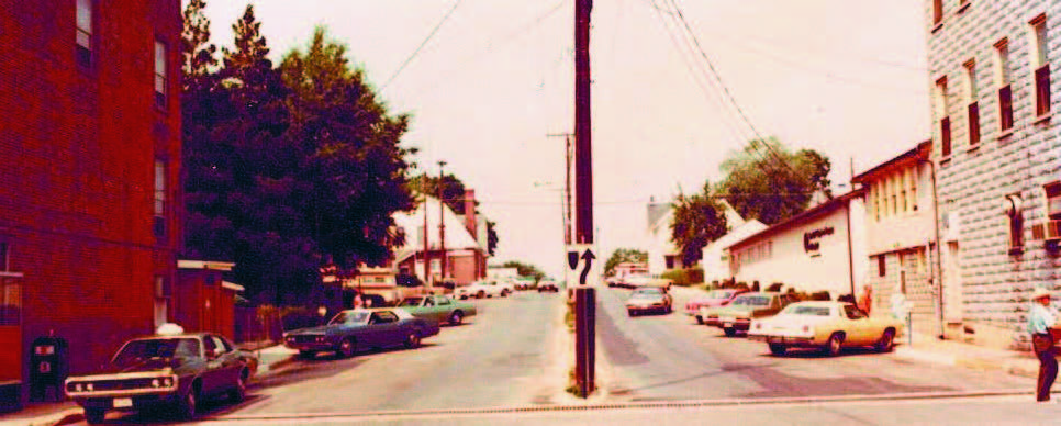 Road replacing 'the Cut' - St. Clair St. renamed Pennington Avenue -
This is the corner of Union Ave and Pennington (fire house on the right)