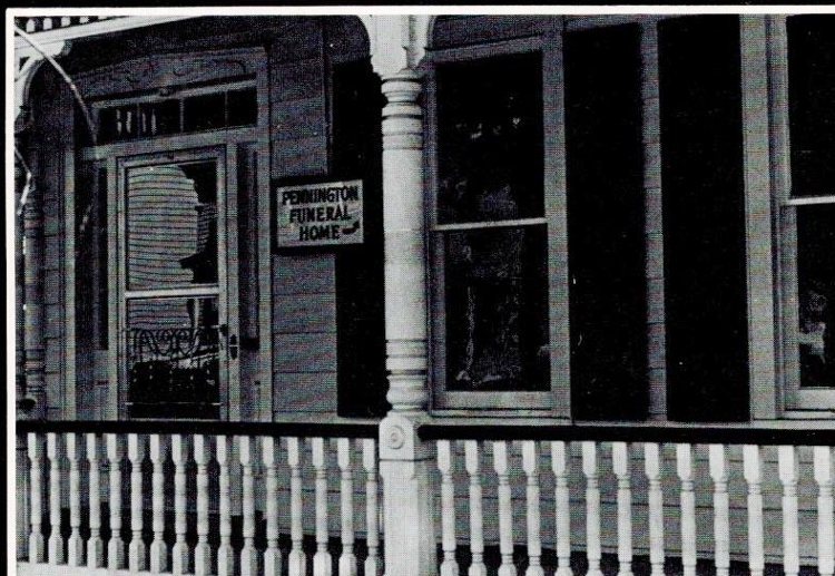 Older photo of Pennington Funeral Home at 225 S. Washington in Havre de Grace