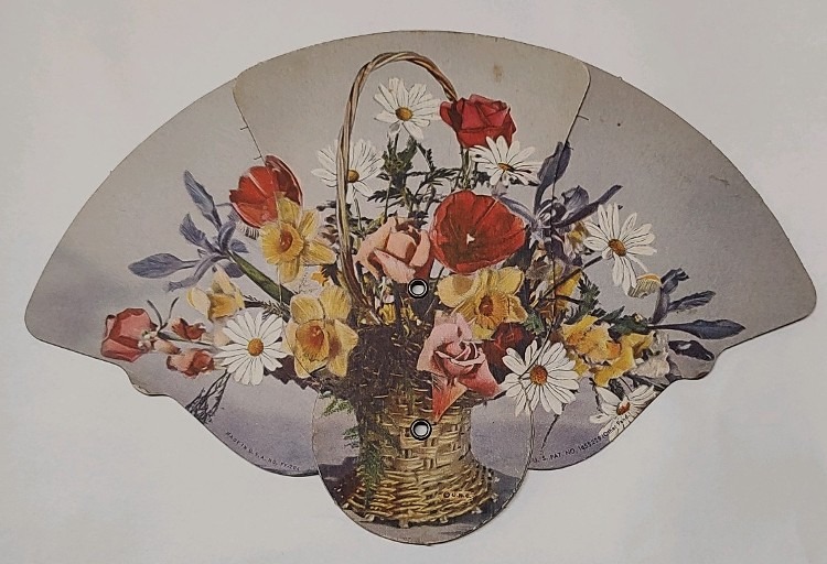 beautiful, foldable-floral fan from Mitchell's Florist