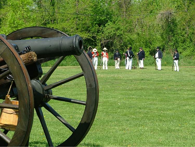 photo of 2007 War of 1812 Reenactment at the Susquehanna Museum at the Lockhouse, Havre de Grace, MD
