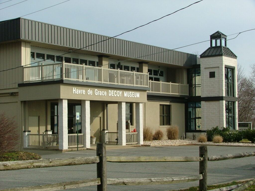 A 2011 photo of the Havre de Grace Decoy Museum that once house the swimming pool that sent heated water to the Bayou Hotel in the 1920s. 