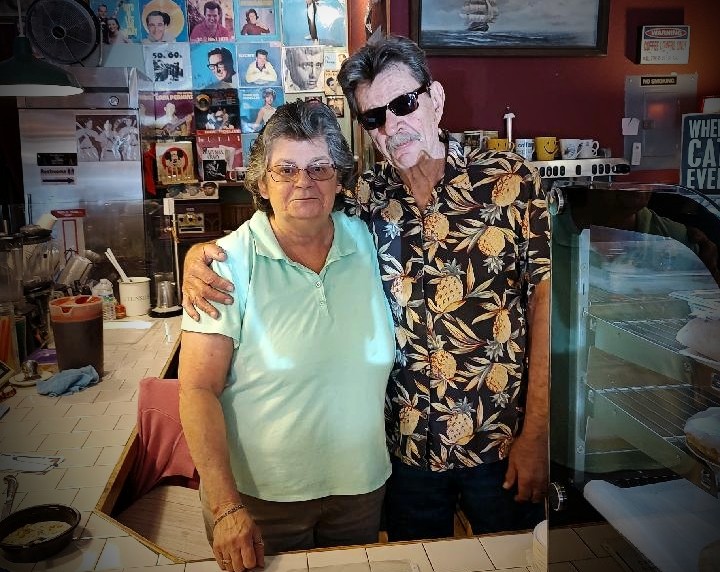 Helen and Ron, owners of Java by the Bay Coffee Shop in Havre de Grace, MD