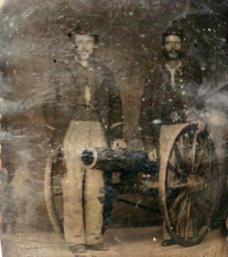 Tintype - believed to be pre-Civil War - in the Havre de Grace History MuZeum at Bahoukas Antique Mall