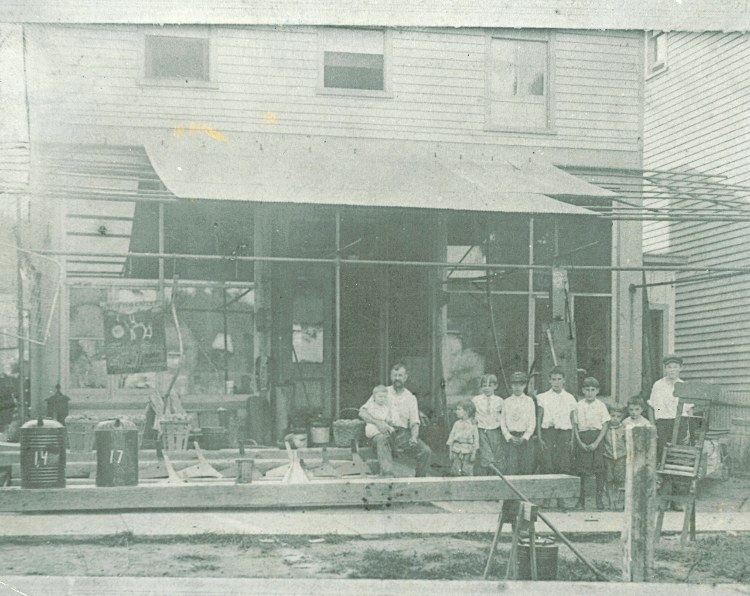 1919 photo of Bowden Hardware and Sporting Goods Store at 408 N. Washington St, Havre de Grace