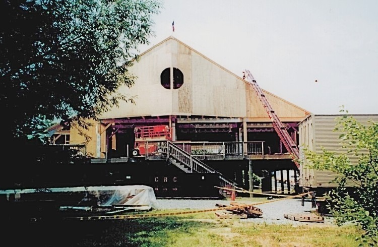 Another view of the building of the HdG Maritime Museum in progress.