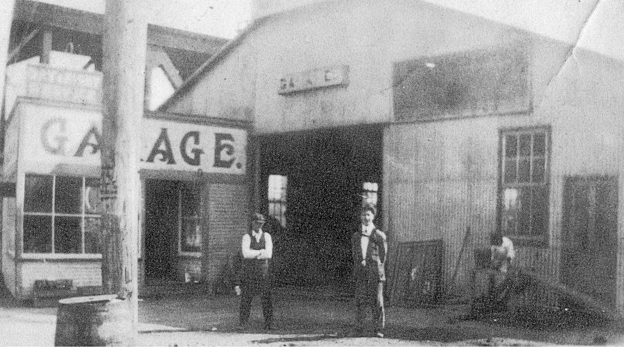 an early image years before the 1960 fire near Gilberts Oil in Havre de Grace - Water Street