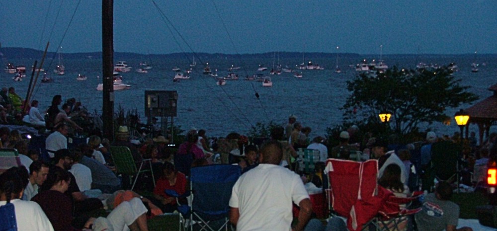 2005Havre de Grace Independence Day Celebration - waiting for the Fireworks Display