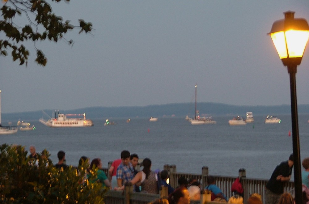 2010 Havre de Grace Independence Day Celebration - waiting for the Fireworks Display