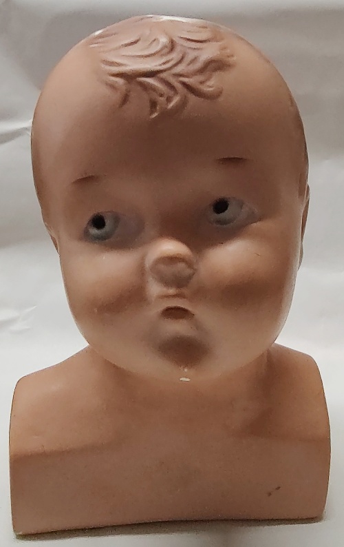 chalkhead of baby from Benesch's Store in Havre de Grace