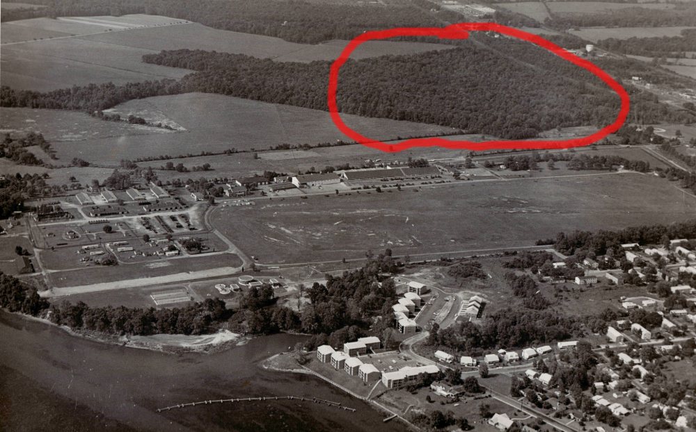 Photograph of the future location of the Havre de Grace Industrial Park (1960s)